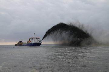 WASSP Multibeam boards chinese dredging vessel